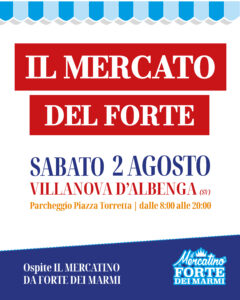 il mercato del forte a Villanova d'Albenga