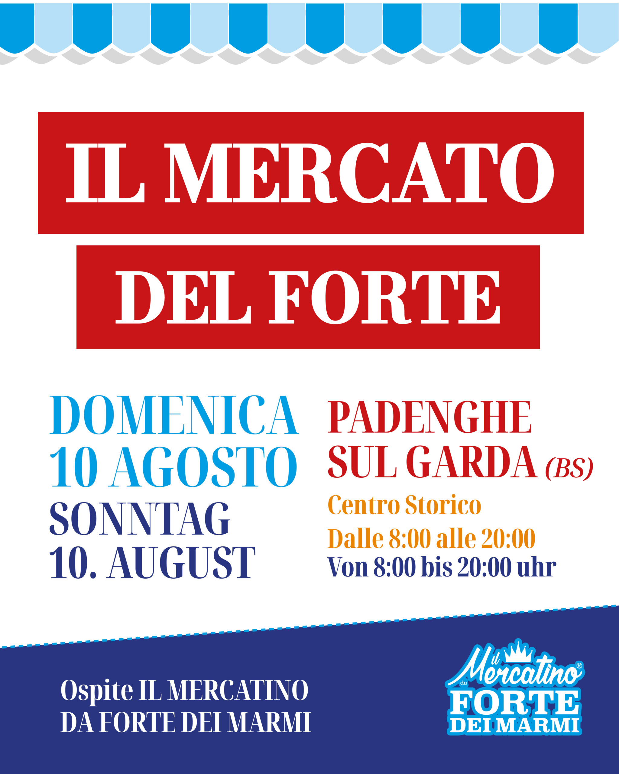 il mercato del forte a padenghe sul Garda