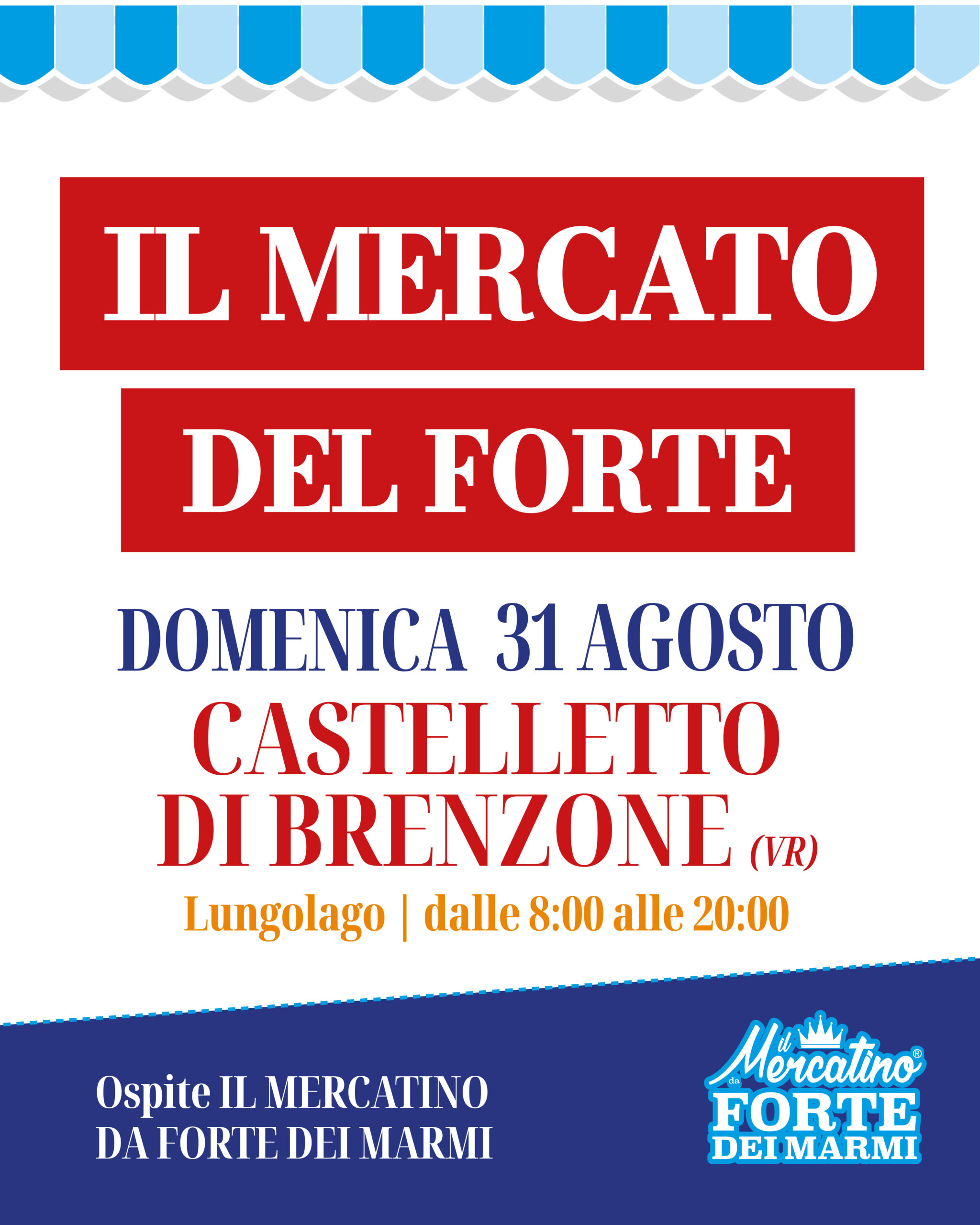 il mercato del forte a castelletto brenzone