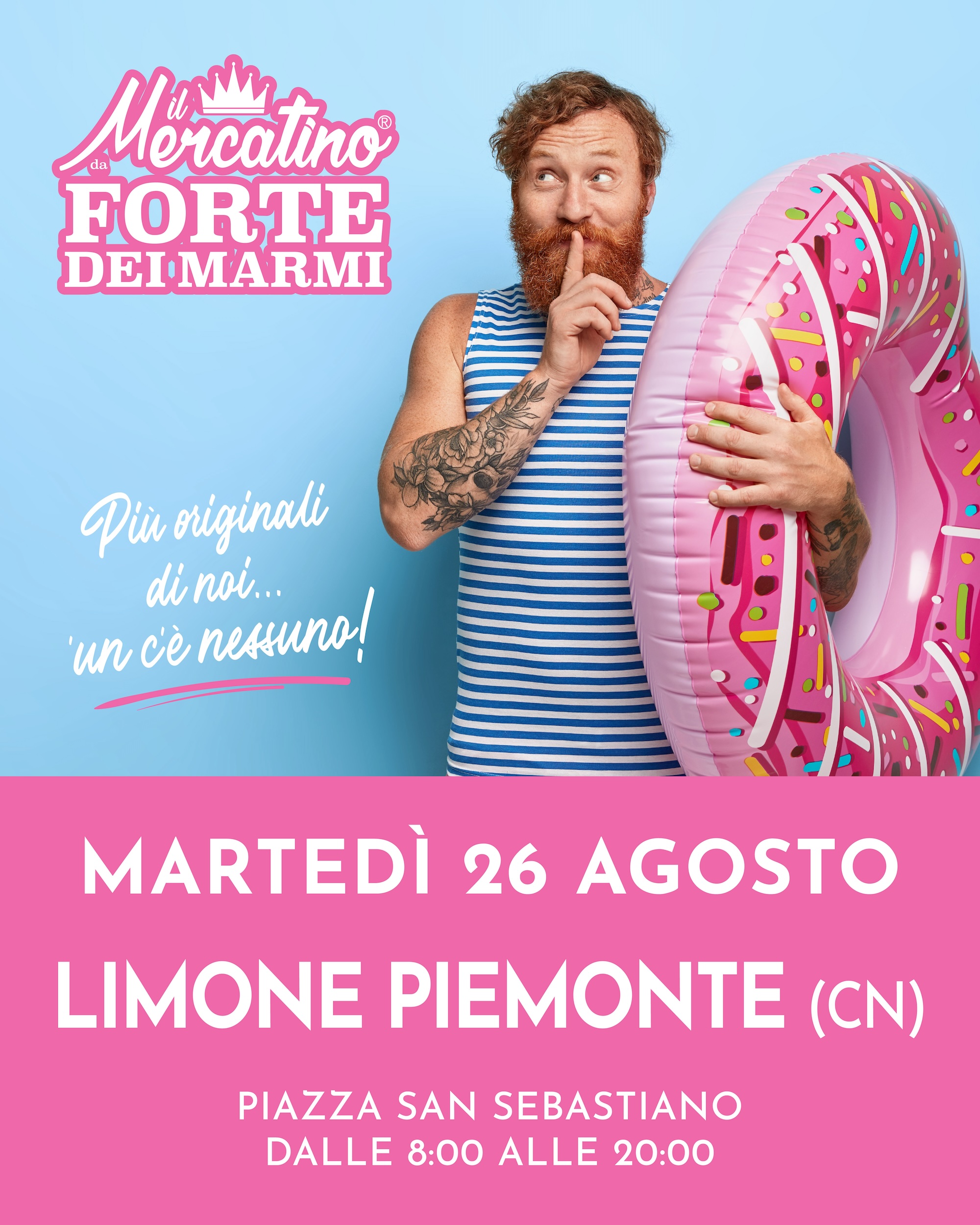 il mercato del forte a limone Piemonte
