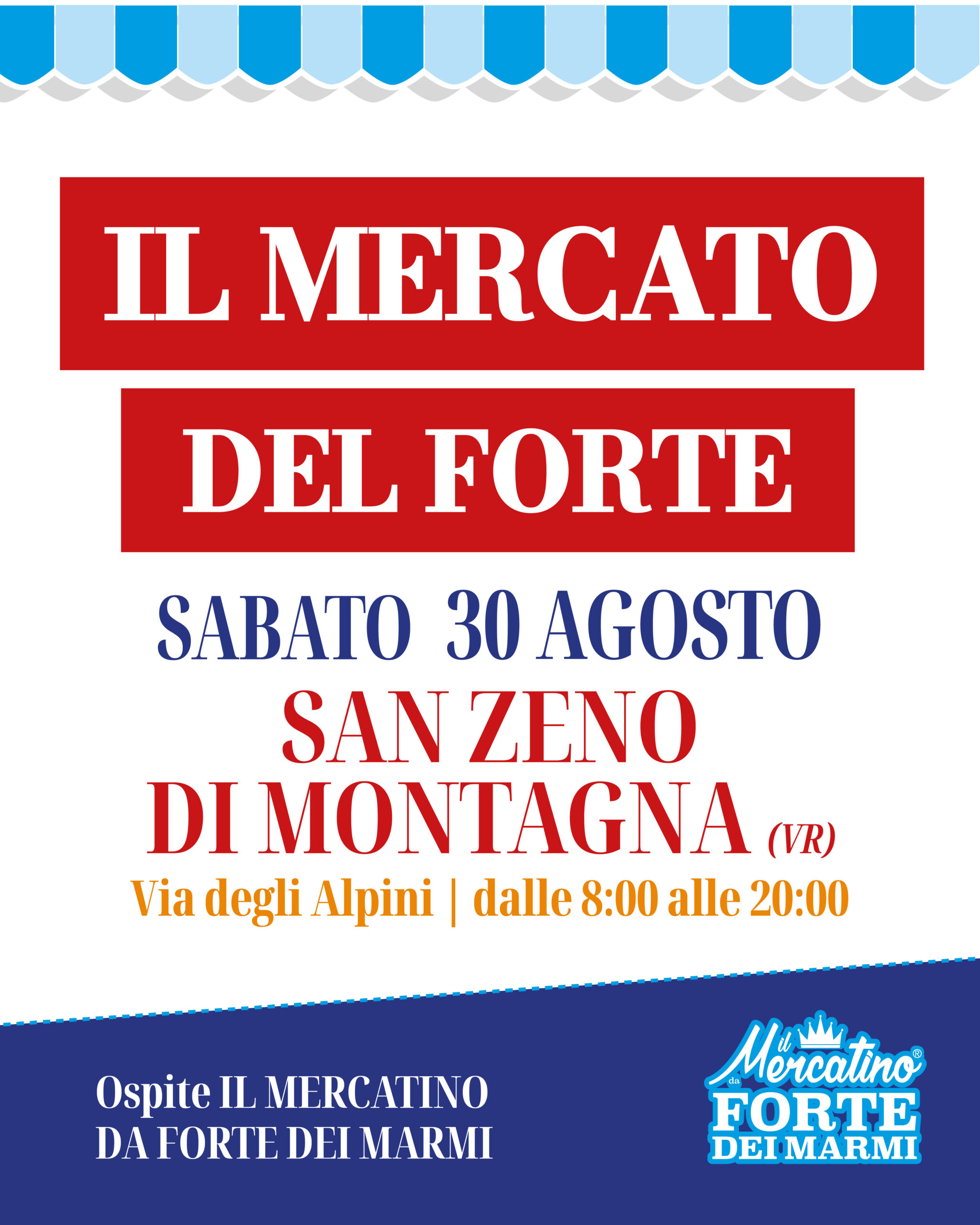 il mercato del forte a san Zeno